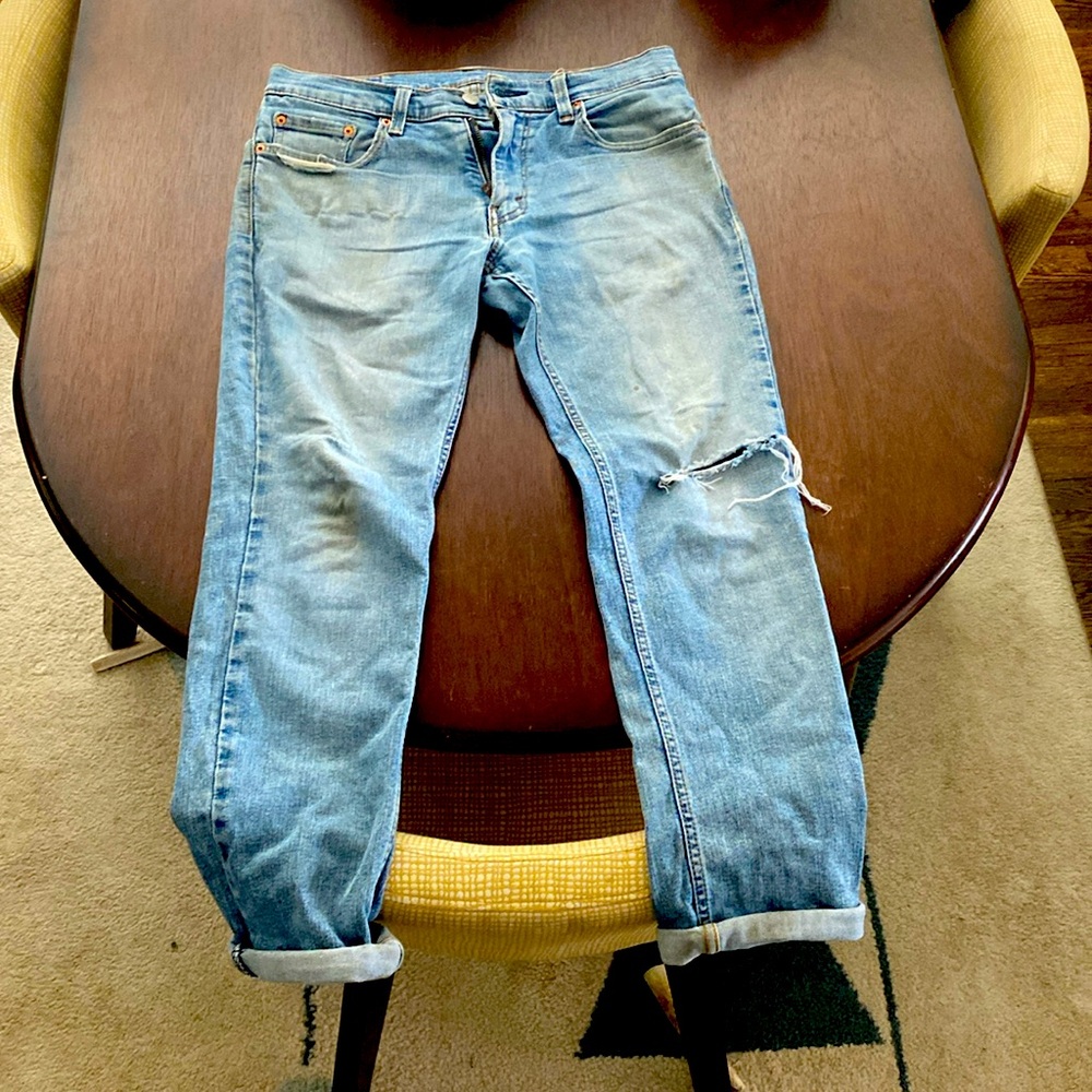 Vintage Distressed Levi Jeans